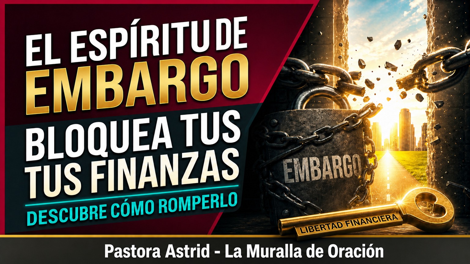 EMBARGO ESPIRITUAL DE LAS FINANZAS